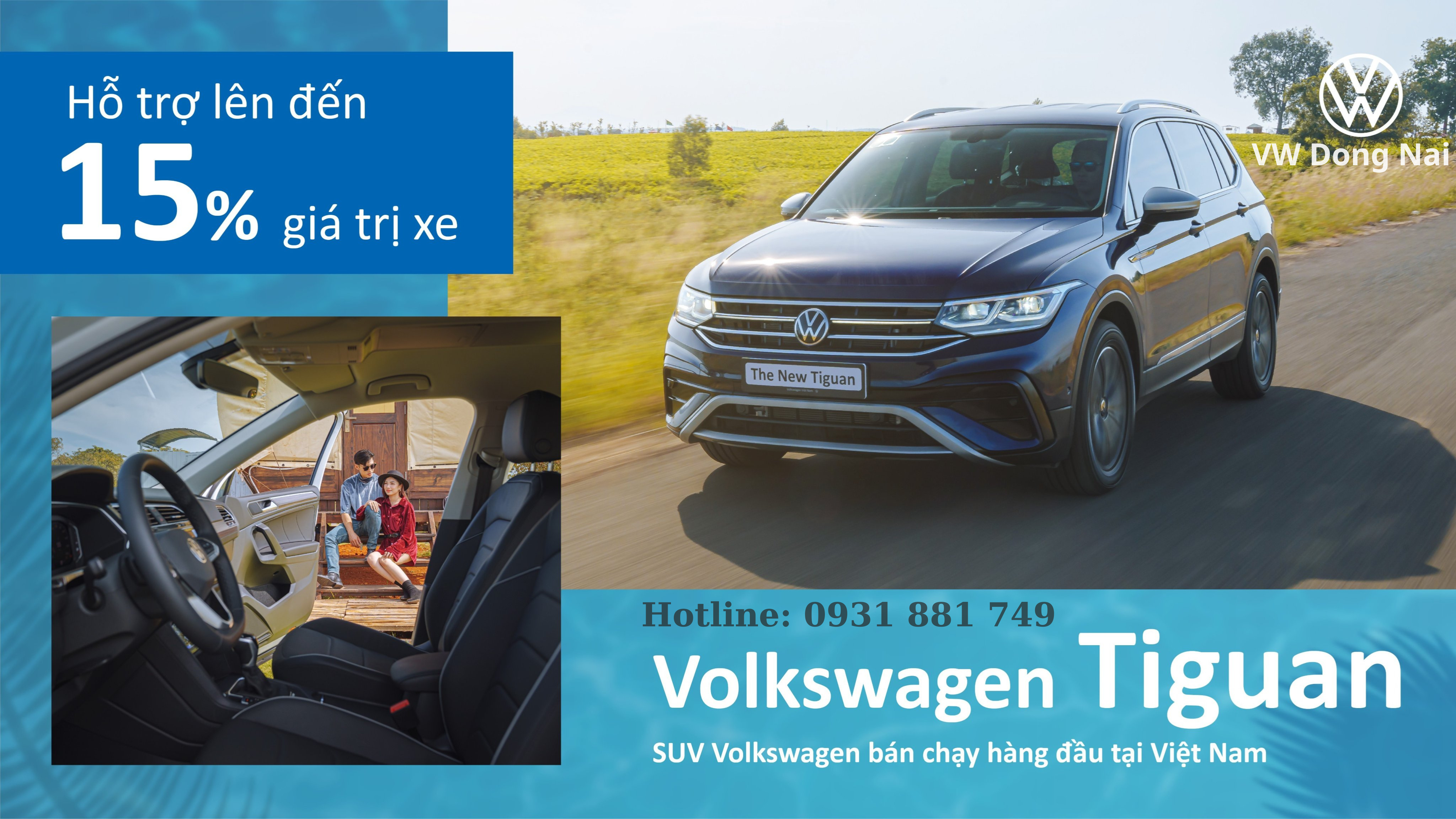 Volkswagen Tiguan 2023 - SUV tiêu chuẩn cho gia đình Việt
